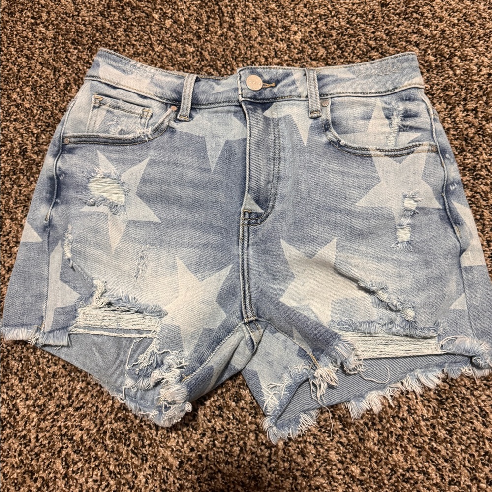 Risen Americano Denim Shorts